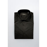 Baldinini Trend Black Cotton Shirt